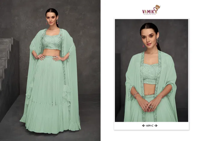 Celebrity Vol 4 By Vamika Designer Party Wear Lehenga Choli Suppliers In India